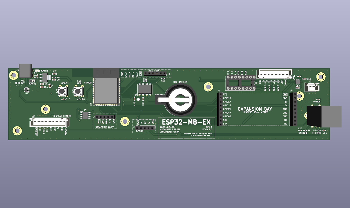 Clock mainboard rev 1